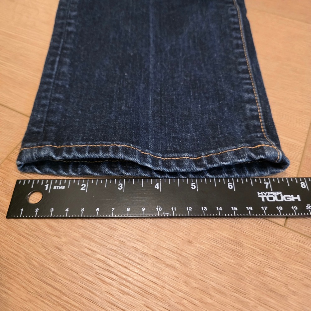 Gap Pencil Cut Stretch Jeans Womens 12 Reg Dark Wash Straight Leg Indigo Denim - Picture 8 of 10
